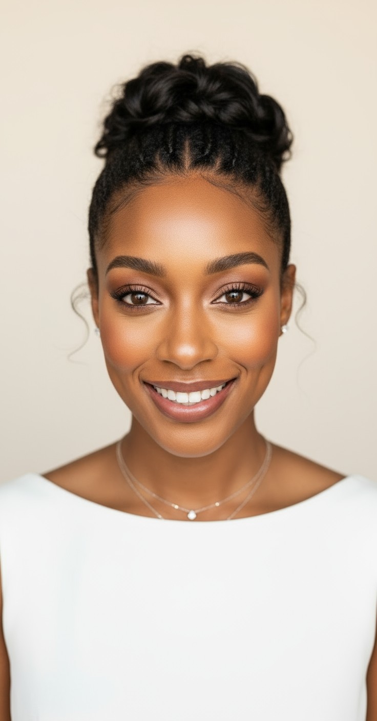 After Bridal Loose Updo